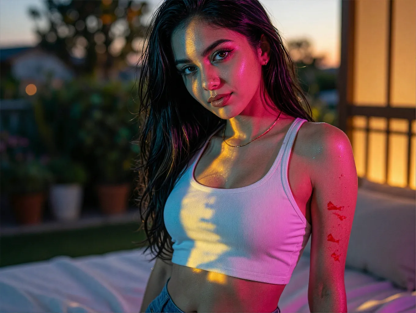 Custom NSFW pics generated on demand by your AI sexting partner